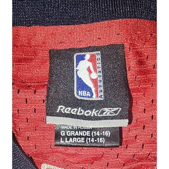 REEBOK LEBRON JAMES CLEVELAND CAVS #23 NBA SEWN JERSEY YOUTH LARGE - Picture 4 of 5